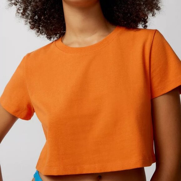NWT Urban Outfitters Best Friend Easy Fit Rust Tee - Picture 2 of 6